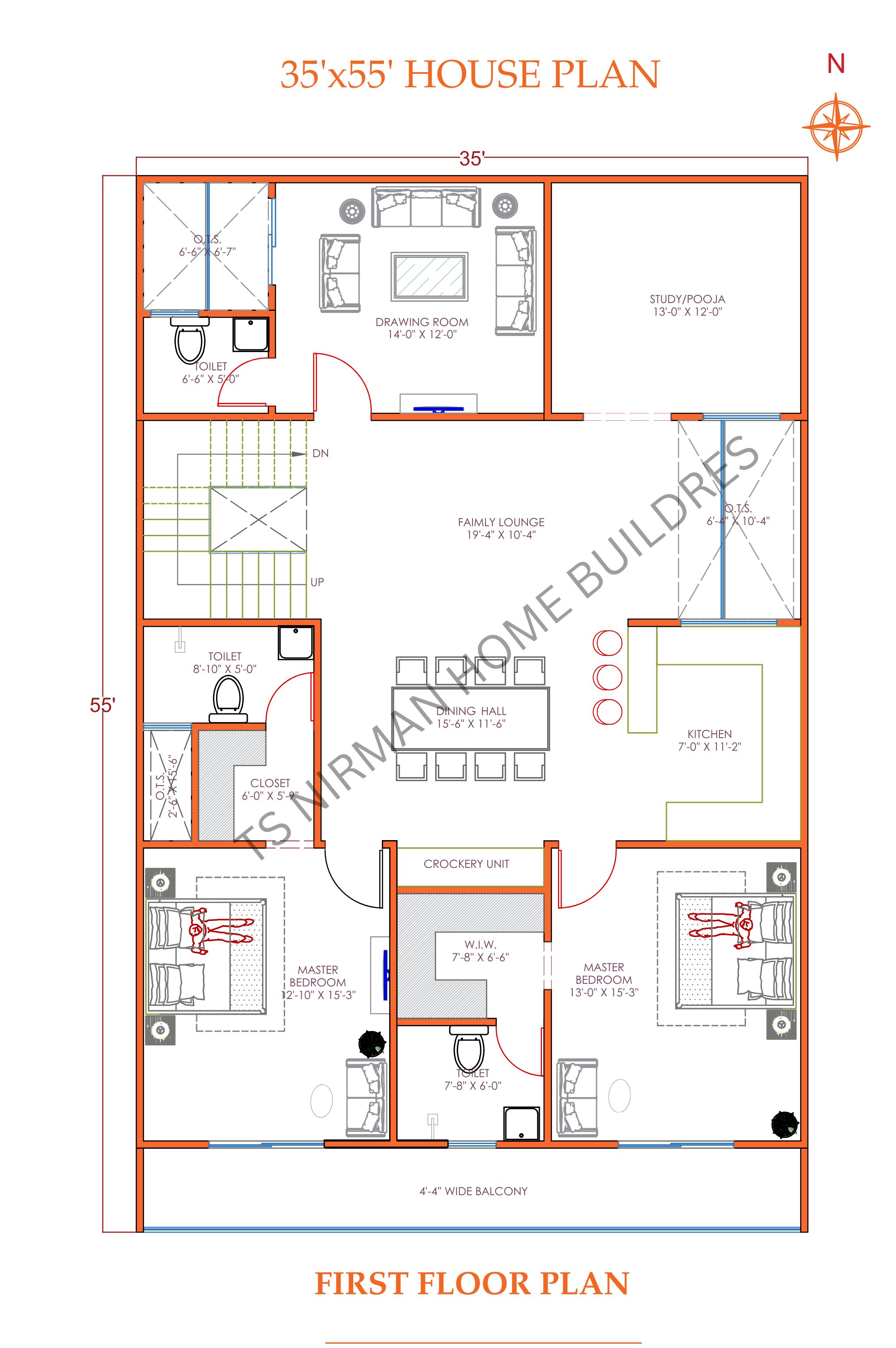 G+4 Residential Building 1